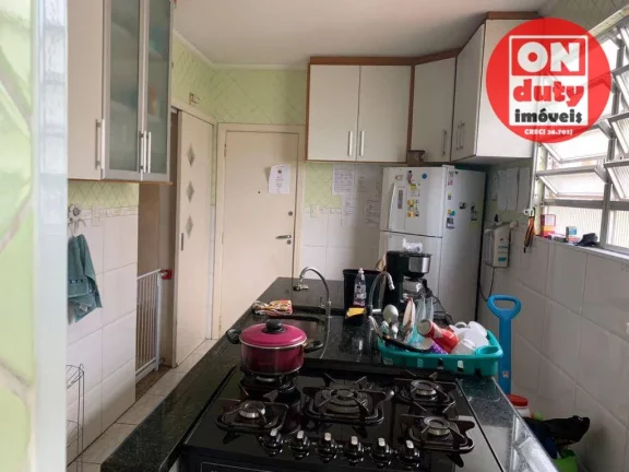 Imagem Apartamento com 3 dormitórios à venda, 100 m² por R$ 498.000,00 - Gonzaga - Santos/SP