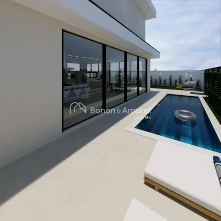 Imagem Casa à venda no Swiss Park - Campinas 

- 4 suítes no piso superior, todas com closet
- Suíte mas...