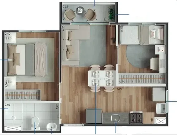Imagem APARTAMENTO RESIDENCIAL em São Paulo - SP, Vila Campo Grande