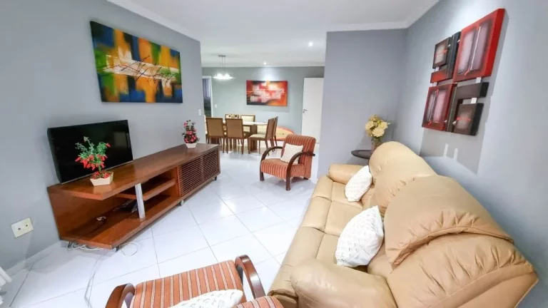 Imagem Apartamento com 4 dormitórios à venda, 140 m² - Pitangueiras - Guarujá/SP