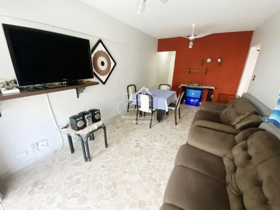 Imagem Imperdível oportunidade de apartamento à venda em Guarujá-SP, Pitangueiras: 2 quartos, 1 suíte, 2 salas, 3 banheiros, 1 vaga de garagem, 107m².