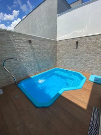 Imagem CASA TÉRREA - 3 DORM. 1 SUÍTE E PISCINA - RESIDENCIAL JARDIM DE MÔNACO - HORTOLÂNDIA