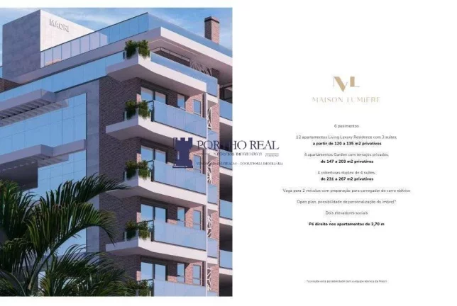 Imagem APARTAMENTOS ALTO Padrão EM CAIOBÁ
MAISON LUMIERE- APARTAMENTOS DE 3 A 4 SUÍTES DE 120 A 267 M2 P...