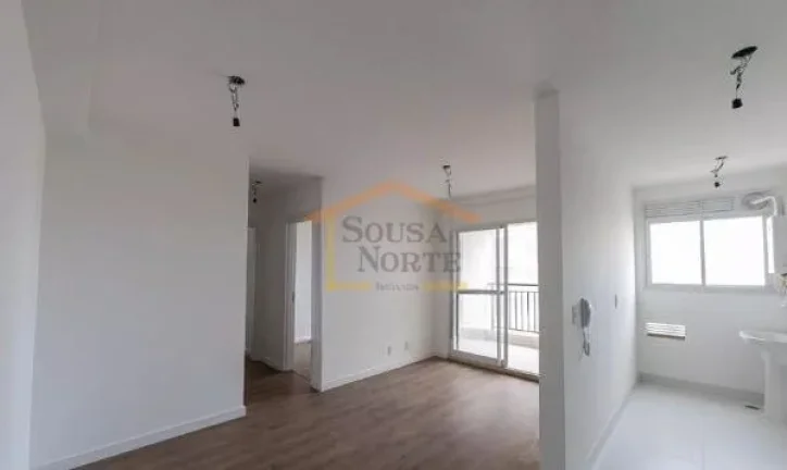 Imagem Apartamento de 55 m², com 2 dormitórios, sendo 1 suíte, 2 banheiros, sala, varanda, cozinha com a...