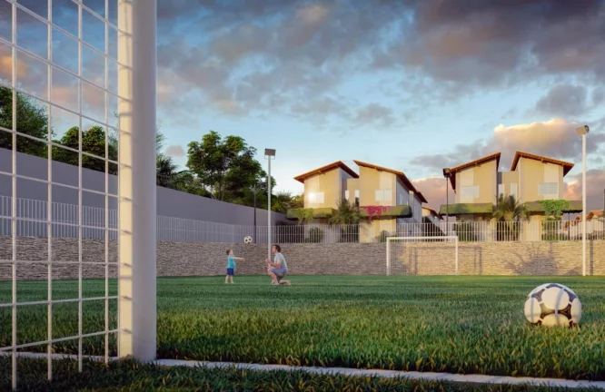Imagem ÚLTIMAS UNIDADES: casa duplex em construção, 2 dormitórios à venda por R$ 173.000,00 - Condomínio PINHEIRO PARK - Santo Antônio - Teresina/PI