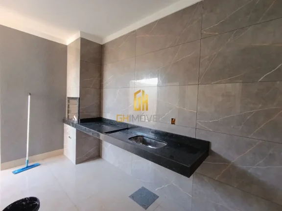 Imagem CA1605Linda casa nova com 3 quartos sendo 1 suíte no Jardim Boa Esperança A casa possui - 3 quarto...