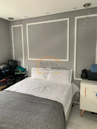 Imagem Apartamento de 45 m², com 2 dormitórios, varanda integrada com vista livre. Possui móveis planeja...