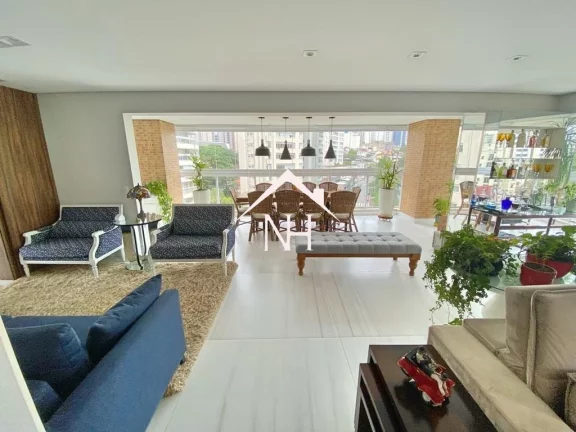 Imagem apartamento de 217m c/ 3 suítes, solarium, mirante, mini golfe, spa, piscina, academia, deck molhado, playground, quadra, salão de festas