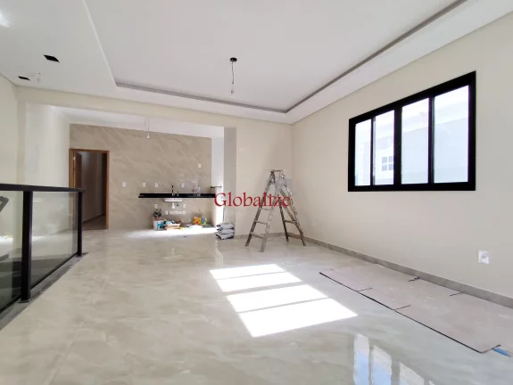 Imagem Sua Sobreposta Alta com 3 dormitórios, Piscina e Churrasqueira na Vila Belmiro Santos R$1200 mil