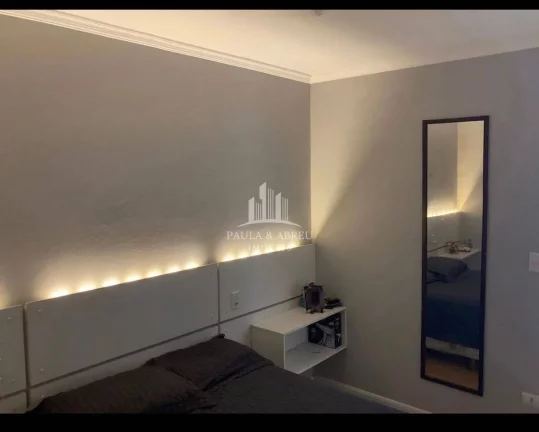 Imagem Apartamento 62m², Varanda, andar intermediário, Planejados, forno, fogão, geladeira, 1 vaga fixa e coberta no Parque São Vicente, Mauá-SP