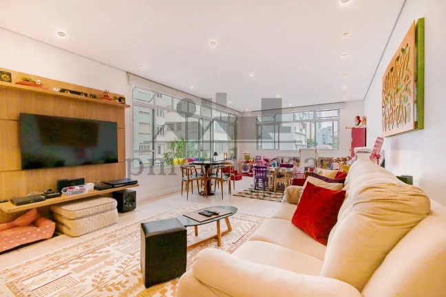 Imagem Apartamento na rua Dr Albuquerque Lins com 3 quartos e 1 vaga, 152m²