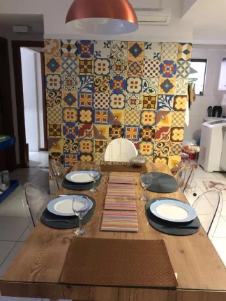 Imagem Charmosa casa em condomínio fechado com dois quartos varanda a venda em itacimirim