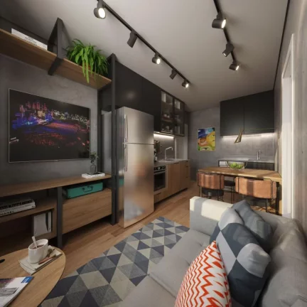 Imagem Studio para Venda em Curitiba, Centro, 1 dormitório, 1 banheiro