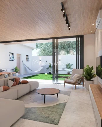 Imagem Casa com excelente projeto, acabamento primoroso, completa e integrada, feita sob medida para você ...