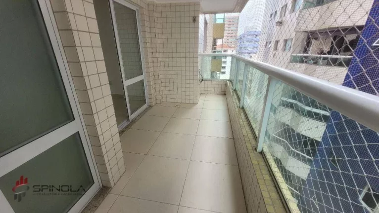 Imagem Apartamento com 1 dormitório à venda, 53 m² por R$ 360.000,00 - Guilhermina - Praia Grande/SP