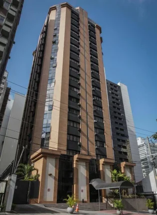 Imagem Flat disponível para venda no Hotel Hampton Park, com 31m², 1 dormitório e 1 vaga
