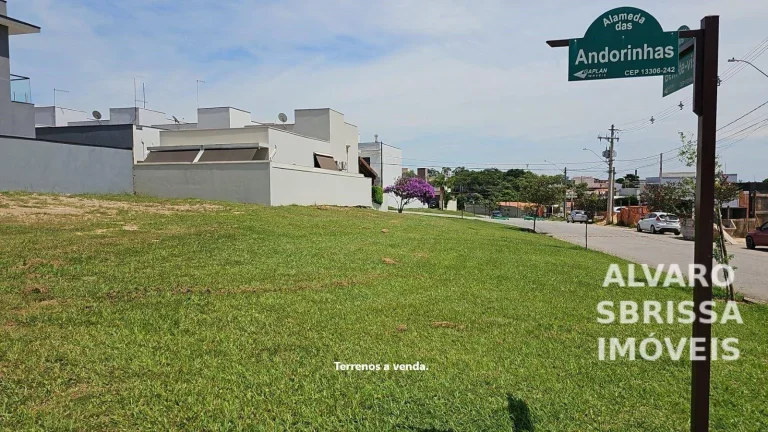 Imagem Terreno com excelente topografia à venda no Condomínio Portal dos Sábias com 150 m² em Itu SP entrada 30% + 120 parcelas