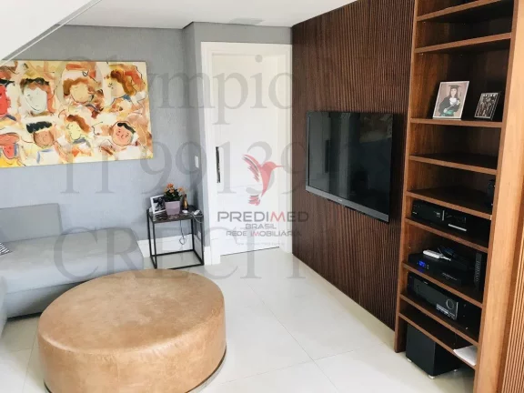 Imagem Linda Cobertura em Moema, andar alto com 272 mts2 , 3 Suites e 4 Vagas de Garagem