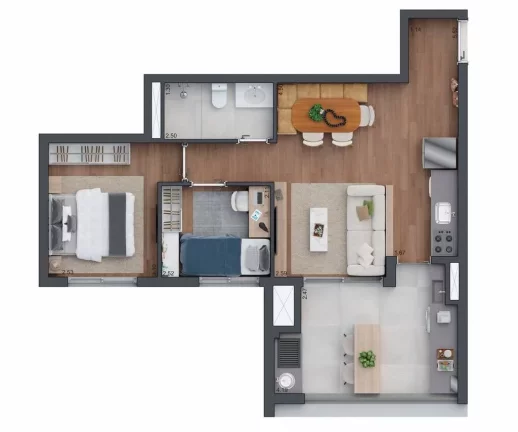 Imagem Zeit Brooklin - Residencial