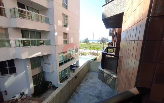Imagem Apartamento linear com vista mar, 3 quartos, Algodoal - Cabo Frio