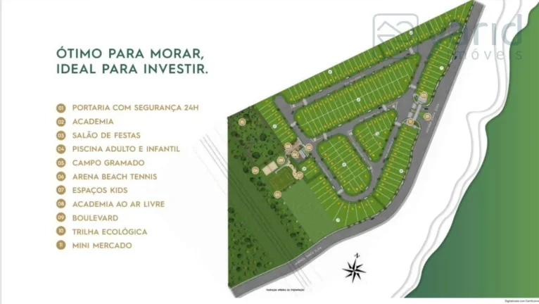 Imagem Terreno em Condomínio à Venda em Jundiaí-SP, Bairro Corrupira, 154m² de Área