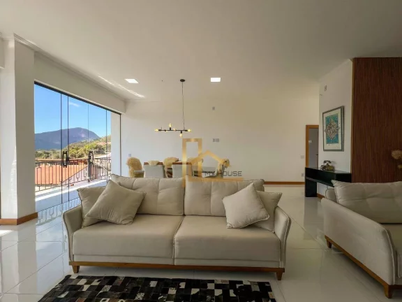 Imagem Casa dos Sonhos em Teresópolis – 4 Suítes, Área Gourmet , Piscina e Conforto na Barra do Imbuí