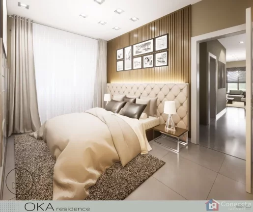 Imagem Título SEO: Apartamento 3 Suítes à Venda no Centro – 108m², 2 Vagas, Novo, R$770 mil