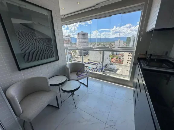 Imagem Apartamento com 2 dormitórios à venda, 85 m² por R$ 960.000,00 - Guilhermina - Praia Grande/SP