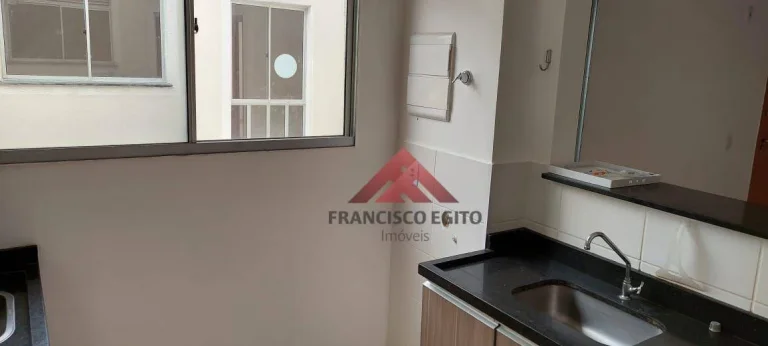 Imagem Apartamento em condominio novo na Rua Estrada de São Pedro 115,Vista Alegre São Gonçalo,com sala dois quartos Wc social ,cozinha e area de serviço,