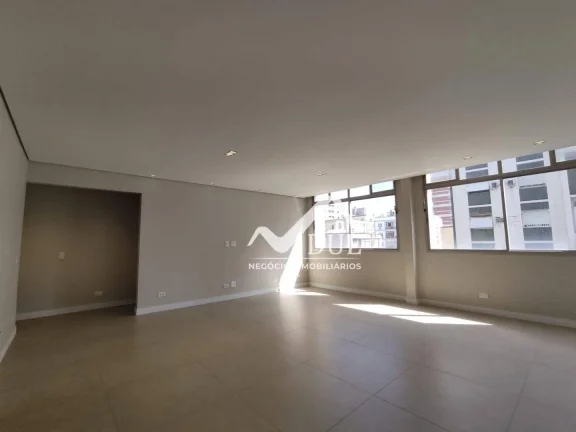 Imagem Apartamento na quadra da praia com 3 suites à venda, 136 m² por R$ 1.060.000 - Boqueirão - Santos/SP