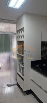 Imagem Apartamento, 3 dormitórios, sendo 1 suite, 3 banheiros, sala para dois ambientes, sacada, cozinha c...