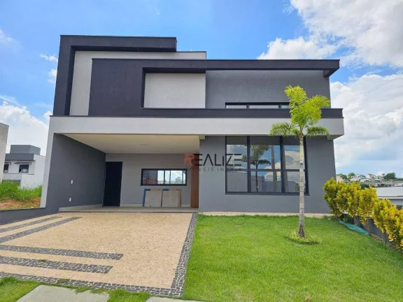 Imagem Casa moderna com moveis planejados à venda, 184 m² por R$ 1.580.000 - Condomínio Park Gran Reserve - Indaiatuba/SP