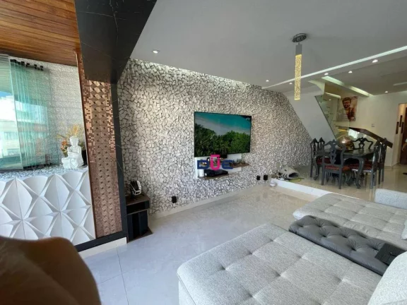 Imagem Cobertura com 4 dormitórios, 187 m² - venda por R$ 1.900.000,00 ou aluguel por R$ 20.020,00/mês - Aparecida - Santos/SP