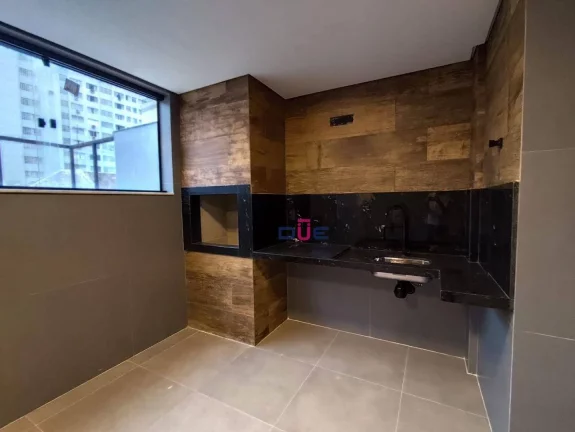 Imagem Sobreposta duplex com piscina e vista mar. 280 m² no Embaré