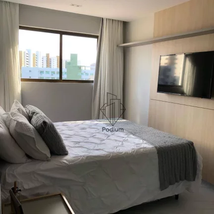 Imagem Apartamento mobiliado, decorado e equipado a 300 metros da praia de Ponta de Campina - AP2104