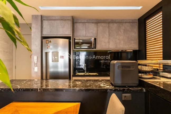Imagem Apartamento moderno com acabamentos de alto padrão e excelente integração entre os ambientes. Con...