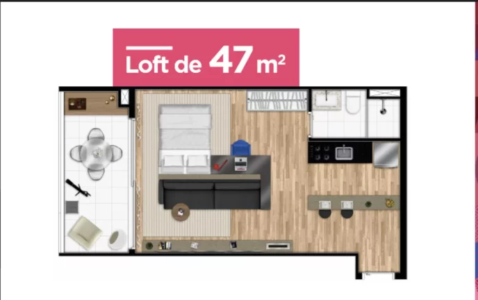 Imagem STUDIO RESIDENCIAL em São Paulo - SP, Campo Belo