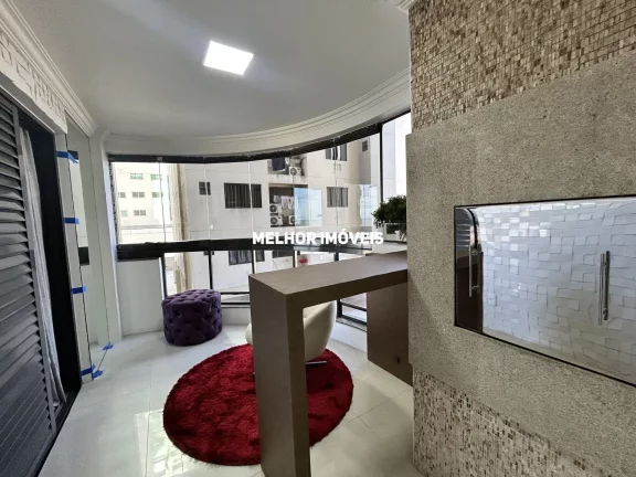 Imagem Locação Anual - Apartamento Frente Mar com 3 dormitórios e 2 vagas de garagem - Balneário Camboriú -SC