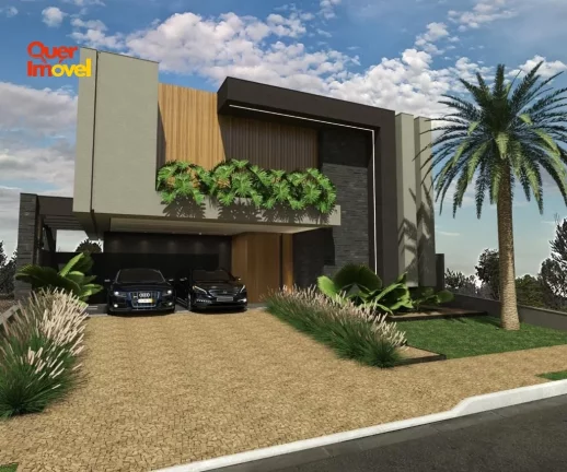 Imagem Luxuosa Casa em Condomínio à Venda em Ribeirão Preto-SP, Bairro Condomínio Guaporé: 4 Quartos, 4 Suítes, 3 Salas, 460m².