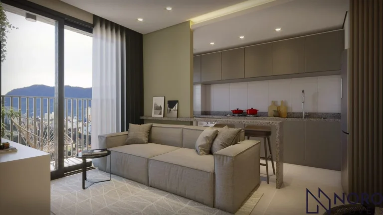 Imagem Apartamento 2 dormitórios com sacada e churrasqueira