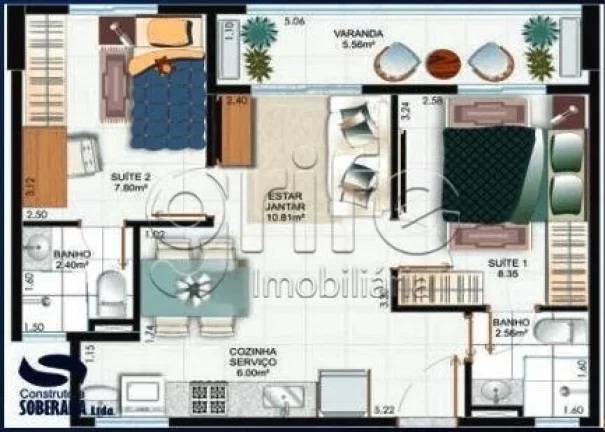 Imagem Condomínio S Compact na Parangaba Com vista Privilegiada para Lagoa da Parangaba. DESCRIÇÃO DO IM...