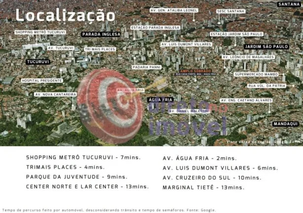 Imagem SOBRADO A VENDA/LOCAÇÃO 280m² 4 QUARTOS 4 VAGAS ÁGUA FRIA SÃO PAULO