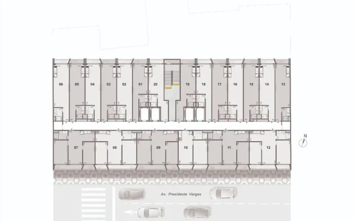Imagem Apartamento à venda no Centro do Rio de Janeiro-RJ: 2 quartos, 1 sala, 1 banheiro, 54,45 m² de área!
