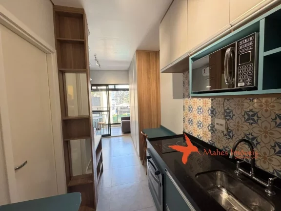 Imagem Apartamento studio para locação em São Paulo-SP, bairro Pinheiros: 1 quarto, 1 banheiro, 24m². Venha conferir!