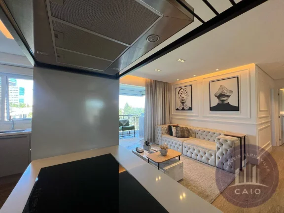 Imagem Oportunidade Aluguel Apartamento Mobiliado 79 m², 9.000/mês -Alphaville SP