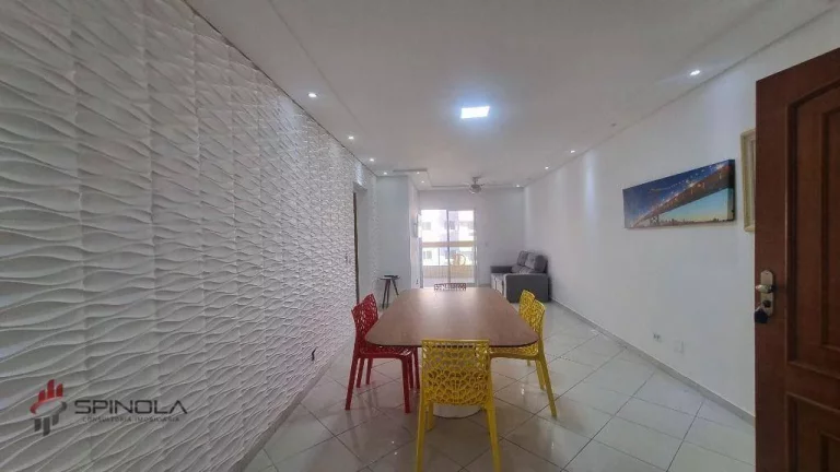 Imagem Apartamento com 3 dormitórios à venda, 100 m² por R$ 670.000,00 - Tupi - Praia Grande/SP