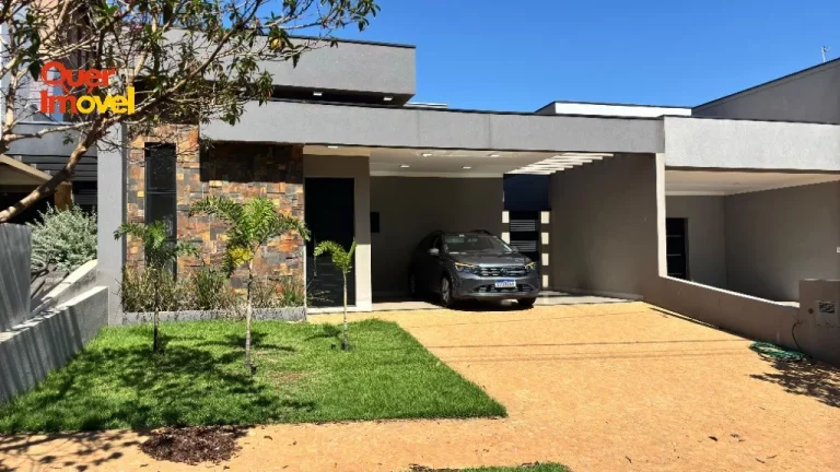 Imagem Casa de luxo em condomínio no Jardim Cybelli, Ribeirão Preto-SP: 3 quartos, 3 suites, 2 salas, 4 banheiros, 4 vagas - 152m².
