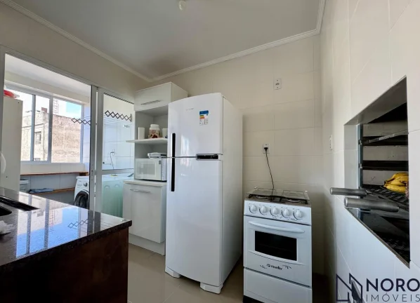 Imagem Apartamento 1 dormitório banho social living integrado com cozinha área serviço