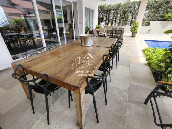 Imagem Imperdível oportunidade: Casa de luxo em condomínio na Enseada, Guarujá-SP! 6 quartos, 6 suítes, 3 salas, 7 banheiros, 4 vagas de garagem, 300m².