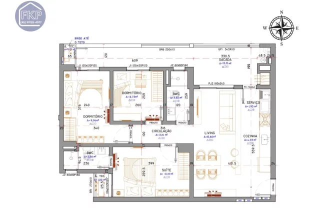 Imagem Apartamento 3 Dormitórios!